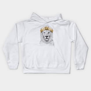 Festival lion (color version) Kids Hoodie